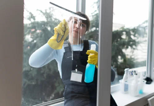 Nettoyage de vitres intérieures et extérieures à Saint-Denis-Lanneray